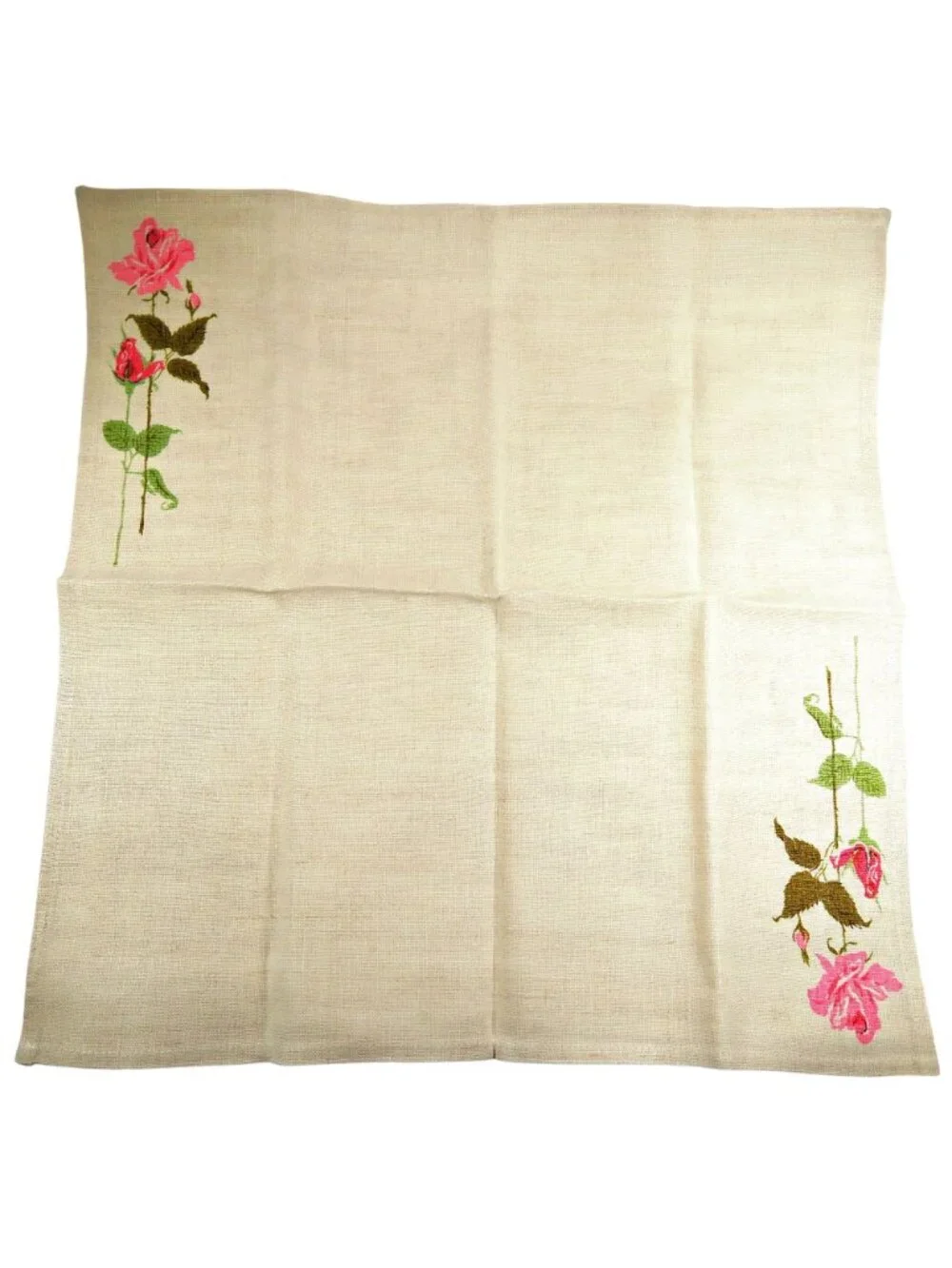 Peerless Prints Americana Rose Napkins, Set of 6, Mid-Century Table Linens